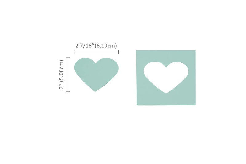 BiraBira Bira Heart Punch, Valentineâ€™s Day, 2.5" Lever Action Craft Punch for Paper Crafting Scrapbooking - Image 2